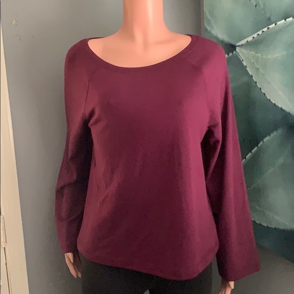 Fabletics sweater burgundy color - Picture 4 of 5
